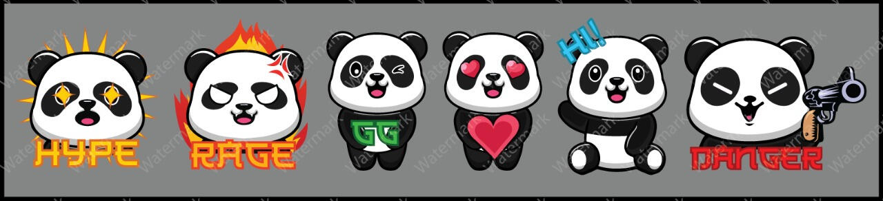 Cute Panda Commission #4